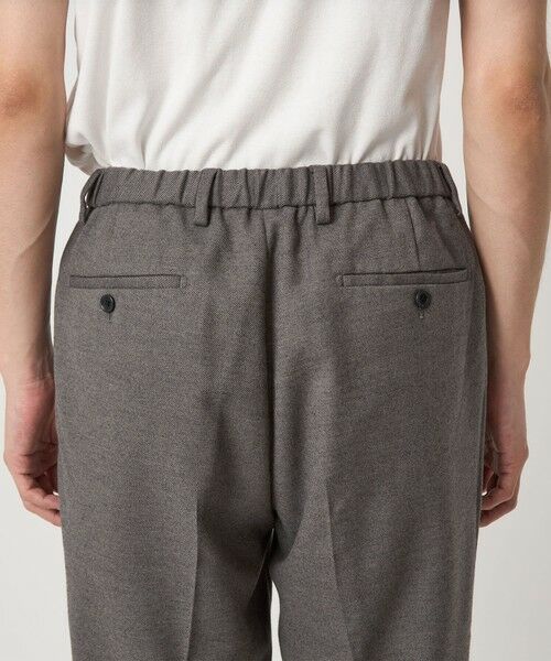 green label relaxing / グリーンレーベル リラクシング その他パンツ | ウォッシャブル フラノ ツイル ワイド ユーティリティパンツ W2 -ストレッチ- | 詳細14