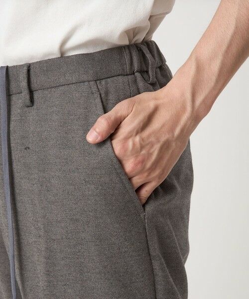 green label relaxing / グリーンレーベル リラクシング その他パンツ | ウォッシャブル フラノ ツイル ワイド ユーティリティパンツ W2 -ストレッチ- | 詳細15