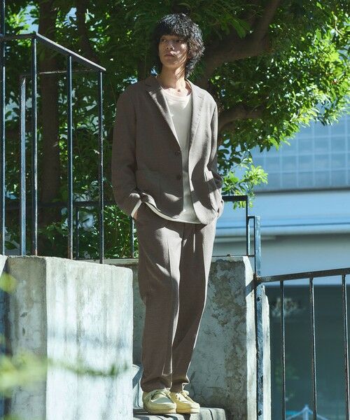 green label relaxing / グリーンレーベル リラクシング その他パンツ | ウォッシャブル フラノ ツイル ワイド ユーティリティパンツ W2 -ストレッチ- | 詳細5