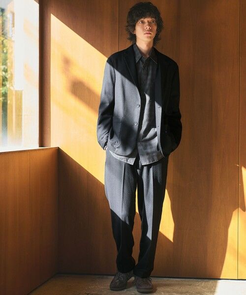 green label relaxing / グリーンレーベル リラクシング その他パンツ | ウォッシャブル フラノ ツイル ワイド ユーティリティパンツ W2 -ストレッチ- | 詳細18