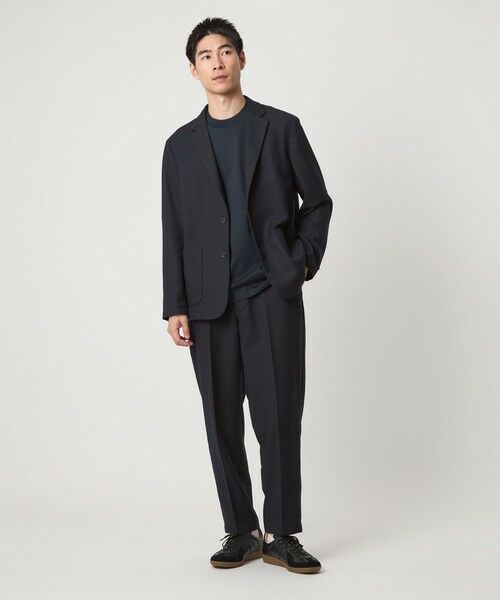 green label relaxing / グリーンレーベル リラクシング その他パンツ | ウォッシャブル フラノ ツイル ワイド ユーティリティパンツ W2 -ストレッチ- | 詳細20