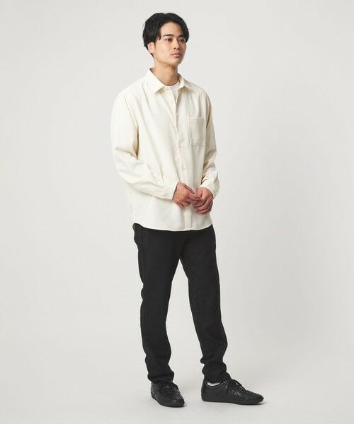 green label relaxing / グリーンレーベル リラクシング その他パンツ | ウォッシャブル フラノ オックス ナロー S1 ユーティリティパンツ イージーパンツ -ストレッチ- | 詳細1