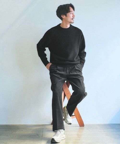 green label relaxing / グリーンレーベル リラクシング その他パンツ | コーデュロイ ワイド 1プリーツ W4 ワイドパンツ | 詳細8