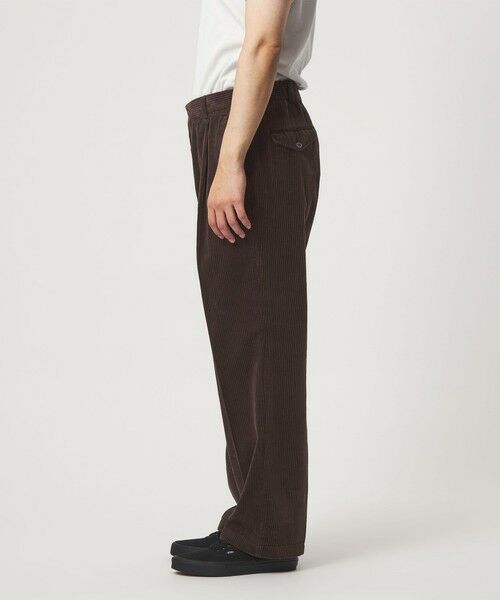 green label relaxing / グリーンレーベル リラクシング その他パンツ | コーデュロイ ワイド 1プリーツ W4 ワイドパンツ | 詳細24