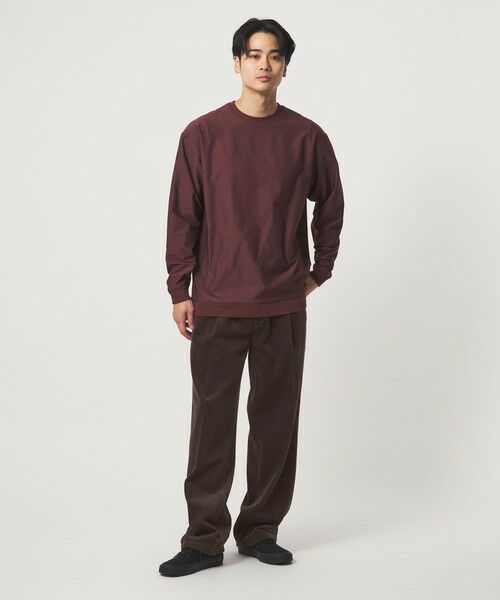 green label relaxing / グリーンレーベル リラクシング その他パンツ | コーデュロイ ワイド 1プリーツ W4 ワイドパンツ | 詳細22