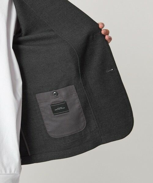 green label relaxing / グリーンレーベル リラクシング テーラードジャケット | ウォッシャブル フラノ ツイル リラックス ジャケット -ストレッチ- | 詳細4