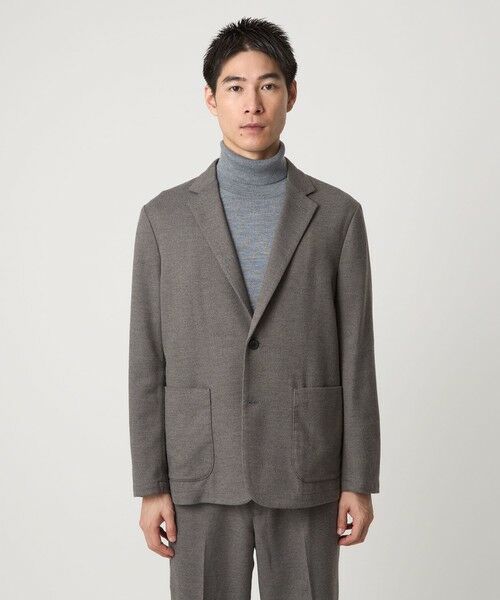 green label relaxing / グリーンレーベル リラクシング テーラードジャケット | ウォッシャブル フラノ ツイル リラックス ジャケット -ストレッチ- | 詳細9