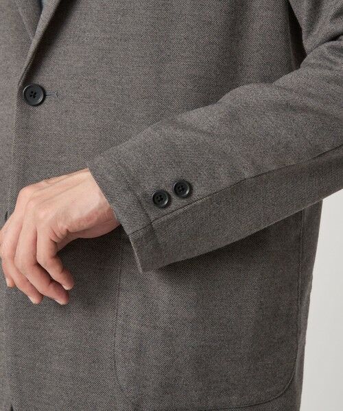 green label relaxing / グリーンレーベル リラクシング テーラードジャケット | ウォッシャブル フラノ ツイル リラックス ジャケット -ストレッチ- | 詳細13
