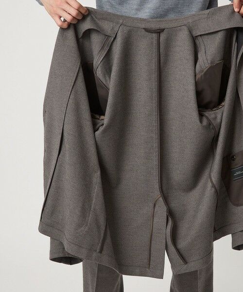 green label relaxing / グリーンレーベル リラクシング テーラードジャケット | ウォッシャブル フラノ ツイル リラックス ジャケット -ストレッチ- | 詳細17