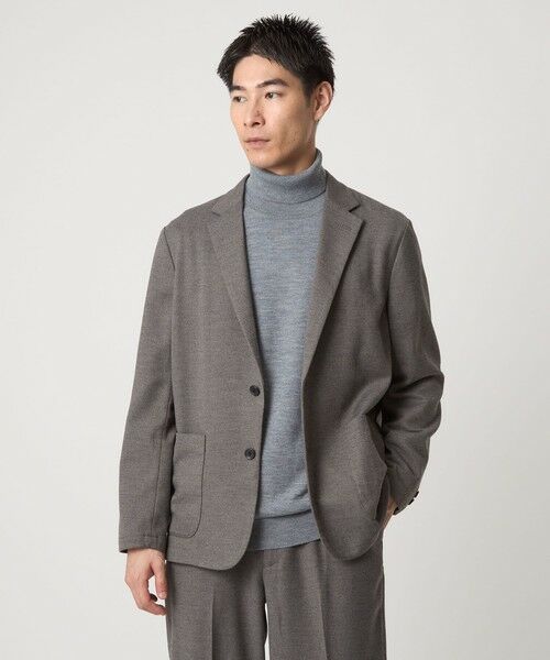 green label relaxing / グリーンレーベル リラクシング テーラードジャケット | ウォッシャブル フラノ ツイル リラックス ジャケット -ストレッチ- | 詳細7