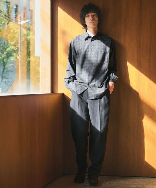 green label relaxing / グリーンレーベル リラクシング テーラードジャケット | ウォッシャブル フラノ ツイル リラックス ジャケット -ストレッチ- | 詳細19