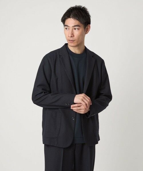 green label relaxing / グリーンレーベル リラクシング テーラードジャケット | ウォッシャブル フラノ ツイル リラックス ジャケット -ストレッチ- | 詳細20