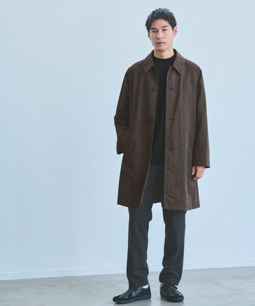 green label relaxing / グリーンレーベル リラクシング ステンカラーコート | ナイロン ツイル ステンカラーコート -撥水- | 詳細2