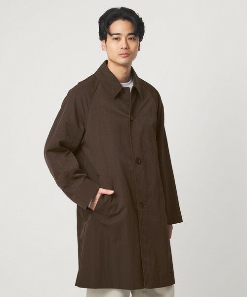 green label relaxing / グリーンレーベル リラクシング ステンカラーコート | ナイロン ツイル ステンカラーコート -撥水- | 詳細4