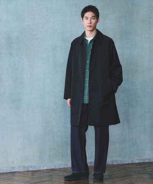 green label relaxing / グリーンレーベル リラクシング ステンカラーコート | ナイロン ツイル ステンカラーコート -撥水- | 詳細23