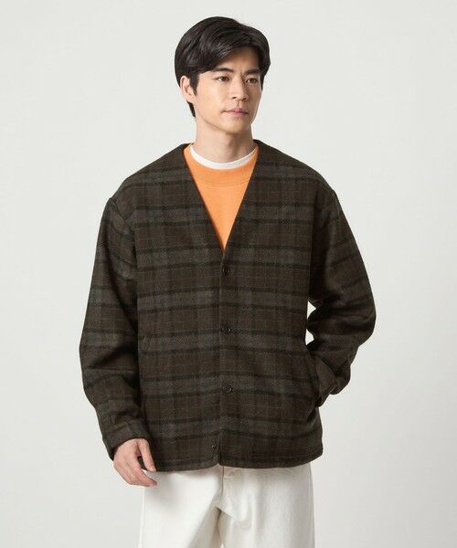 green label relaxing / グリーンレーベル リラクシング カーディガン・ボレロ | スライバー ボンディング カーディガン | 詳細3