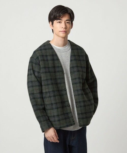 green label relaxing / グリーンレーベル リラクシング カーディガン・ボレロ | スライバー ボンディング カーディガン | 詳細15