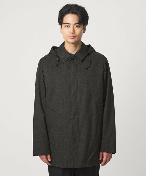 green label relaxing / グリーンレーベル リラクシング ステンカラーコート | ルミレットウール TAION フード バルカラーコート -撥水- | 詳細5