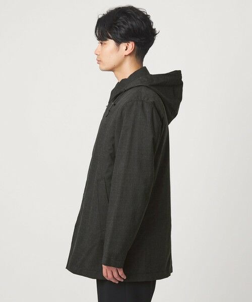 green label relaxing / グリーンレーベル リラクシング ステンカラーコート | ルミレットウール TAION フード バルカラーコート -撥水- | 詳細6