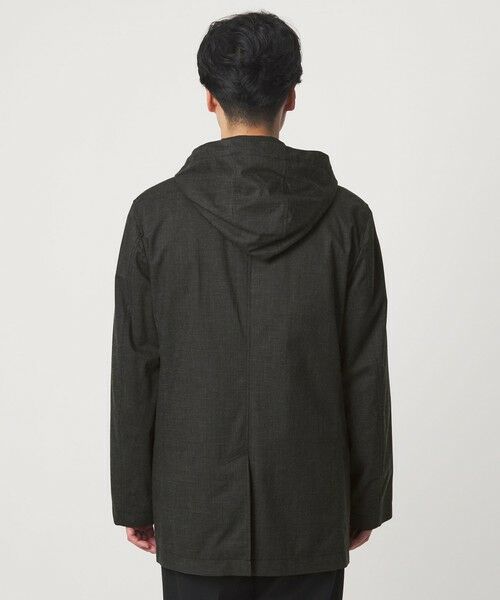 green label relaxing / グリーンレーベル リラクシング ステンカラーコート | ルミレットウール TAION フード バルカラーコート -撥水- | 詳細7