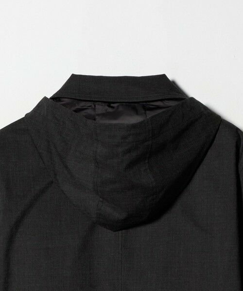 green label relaxing / グリーンレーベル リラクシング ステンカラーコート | ルミレットウール TAION フード バルカラーコート -撥水- | 詳細14