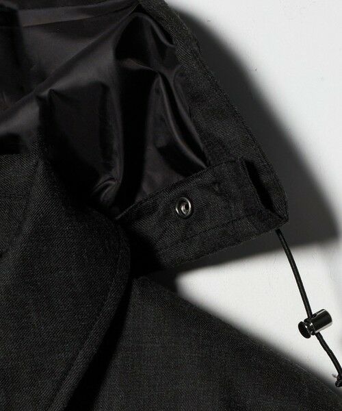 green label relaxing / グリーンレーベル リラクシング ステンカラーコート | ルミレットウール TAION フード バルカラーコート -撥水- | 詳細18