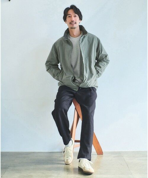 green label relaxing / グリーンレーベル リラクシング ブルゾン | ベルスタッフ タフタ 3WAY スタンド ブルゾン -撥水・防風- | 詳細3