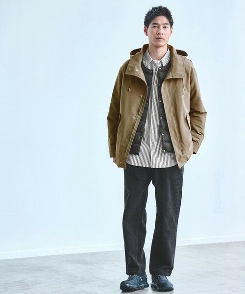 green label relaxing / グリーンレーベル リラクシング ダウンジャケット・ベスト | TAION 3WAY モッズ インナーダウン ブルゾン -撥水・防風- | 詳細11