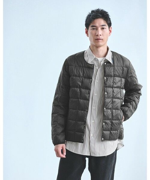 green label relaxing / グリーンレーベル リラクシング ダウンジャケット・ベスト | TAION 3WAY モッズ インナーダウン ブルゾン -撥水・防風- | 詳細12