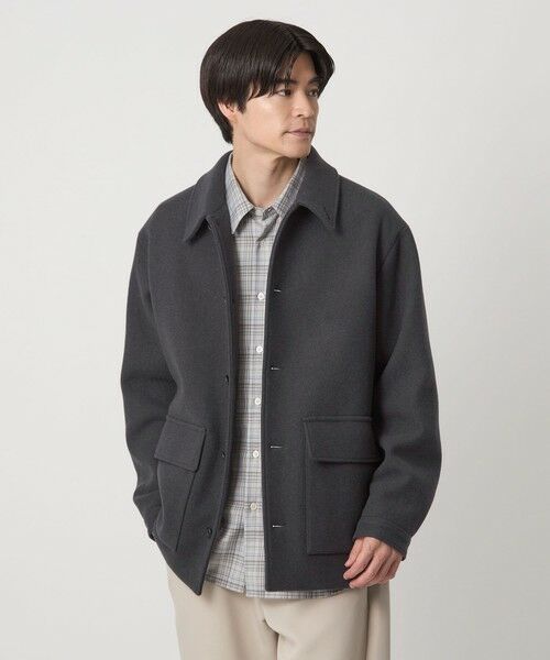green label relaxing/グリーンレーベル リラクシング SENTDALE WOOL カバーオール DK. GRAY M green label relaxing/グリーンレーベル リラクシング SENTDALE WOOL カバーオール DK. GRAY M