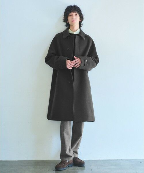 green label relaxing / グリーンレーベル リラクシング ステンカラーコート | SENTDALE WOOL ステンカラーコート | 詳細1