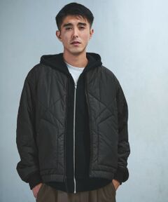 green label relaxing / グリーンレーベル リラクシング ブルゾン | パデッド リバーシブル ジップ ブルゾン