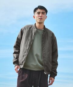 green label relaxing / グリーンレーベル リラクシング ブルゾン | パデッド リバーシブル ジップ ブルゾン