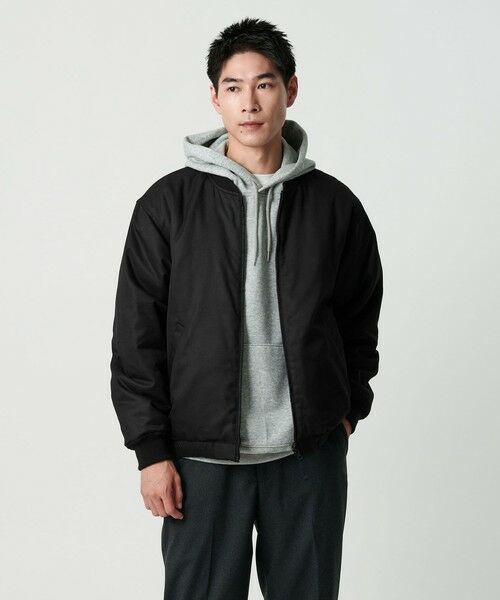 green label relaxing / グリーンレーベル リラクシング ブルゾン | パデッド リバーシブル ジップ ブルゾン | 詳細3