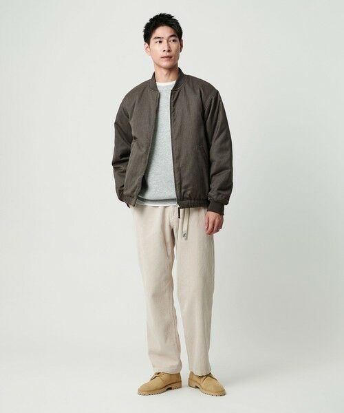 green label relaxing / グリーンレーベル リラクシング ブルゾン | パデッド リバーシブル ジップ ブルゾン | 詳細9