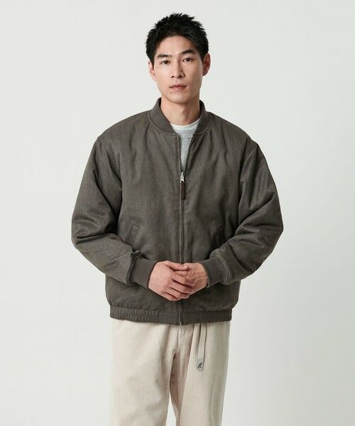 green label relaxing / グリーンレーベル リラクシング ブルゾン | パデッド リバーシブル ジップ ブルゾン | 詳細11