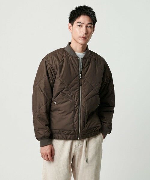 green label relaxing / グリーンレーベル リラクシング ブルゾン | パデッド リバーシブル ジップ ブルゾン | 詳細12