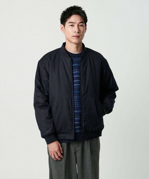 green label relaxing / グリーンレーベル リラクシング ブルゾン | パデッド リバーシブル ジップ ブルゾン | 詳細28