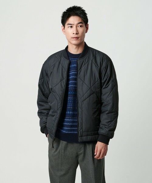 green label relaxing / グリーンレーベル リラクシング ブルゾン | パデッド リバーシブル ジップ ブルゾン | 詳細30