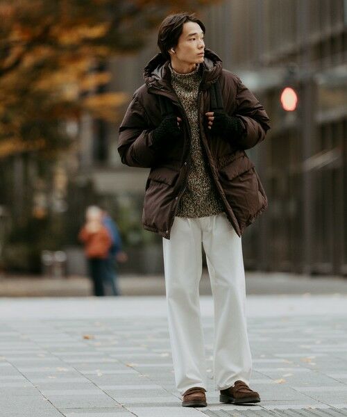 green label relaxing / グリーンレーベル リラクシング ダウンジャケット・ベスト | DICROS フード ダウン ブルゾン -撥水- | 詳細6