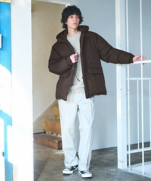 green label relaxing / グリーンレーベル リラクシング ダウンジャケット・ベスト | DICROS フード ダウン ブルゾン -撥水- | 詳細9