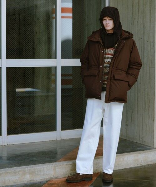 green label relaxing / グリーンレーベル リラクシング ダウンジャケット・ベスト | DICROS フード ダウン ブルゾン -撥水- | 詳細10