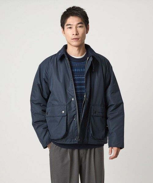green label relaxing/グリーンレーベル リラクシング 【別注】<Barbour>GLR トランスポート パデット ビデイル ジャケット NAVY 36 green label relaxing/グリーンレーベル リラクシング 【別注】<Barbour>GLR トランスポート パデット ビデイル ジャケット NAVY 36