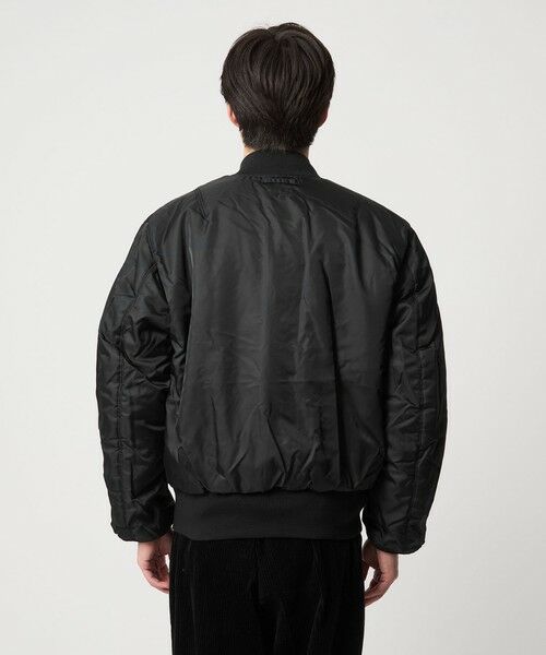 green label relaxing / グリーンレーベル リラクシング ミリタリージャケット・コート | 【別注】＜ALPHA INDUSTRIES＞リバーシブル MA-1 フライトジャケット ブルゾン | 詳細13