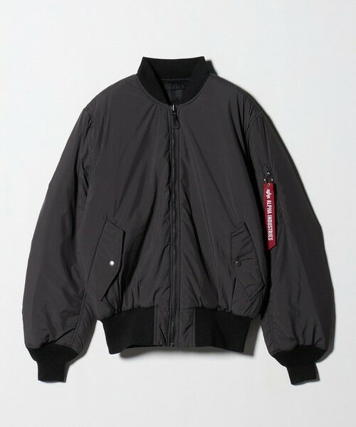 green label relaxing / グリーンレーベル リラクシング ミリタリージャケット・コート | 【別注】＜ALPHA INDUSTRIES＞リバーシブル MA-1 フライトジャケット ブルゾン | 詳細14