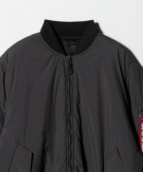 green label relaxing / グリーンレーベル リラクシング ミリタリージャケット・コート | 【別注】＜ALPHA INDUSTRIES＞リバーシブル MA-1 フライトジャケット ブルゾン | 詳細16