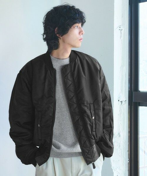 green label relaxing / グリーンレーベル リラクシング ミリタリージャケット・コート | 【別注】＜ALPHA INDUSTRIES＞リバーシブル MA-1 フライトジャケット ブルゾン | 詳細2