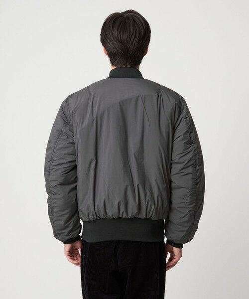 green label relaxing / グリーンレーベル リラクシング ミリタリージャケット・コート | 【別注】＜ALPHA INDUSTRIES＞リバーシブル MA-1 フライトジャケット ブルゾン | 詳細9
