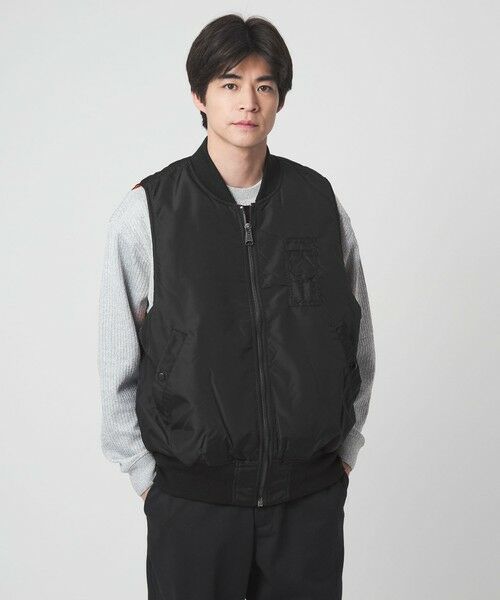 green label relaxing / グリーンレーベル リラクシング ベスト | ＜ALPHA INDUSTRIES＞MA-1 ベスト | 詳細2