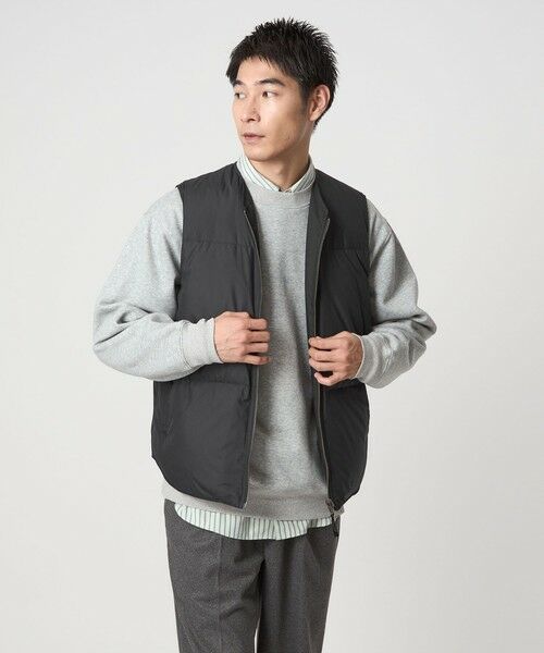 green label relaxing / グリーンレーベル リラクシング ダウンジャケット・ベスト | 【別注】＜TAION＞ドライバーズ リバーシブル ダウン ベスト | 詳細4